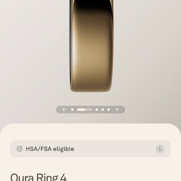💛 Oura Ring 4 – Gold, Size 9 (Newest Model) - Picture 3 of 3